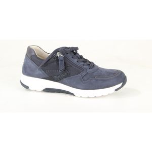 Gabor Low-Top sneakers voor dames, lage schoenen voor dames, Blue Combi 36, 41 EU