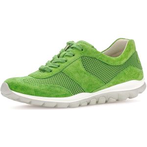 Gabor rollingsoft sensitive 46.966.44 - dames rollende wandelsneaker - groen - maat 38.5 (EU) 5.5 (UK)