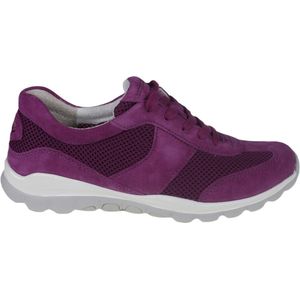 Gabor, Paarse Rollende Wandelsneaker voor Dames Paars, Dames, Maat:37 1/2 EU