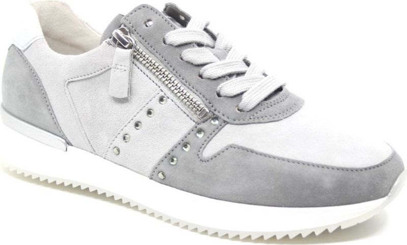 Schoenen - Color-Blocking - Leer en Suède - Platte Hak