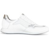 Gabor - 46.408 Sneakers - Wit/Zilver - Leer