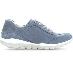 Gabor rollingsoft sensitive 46.965.16 - dames rollende wandelsneaker - blauw - maat 42.5 (EU) 8.5 (UK)