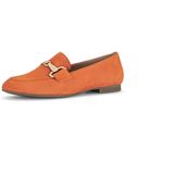 Gabor - Instappers - Oranje - Suede - Rubber Zool