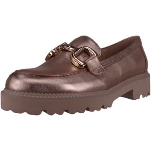 Damen  Halbschuhe Loafer 45.246 Grau 62 Puder Leder 40