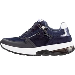 Gabor Rollingsoft Sneakers blauw Suede