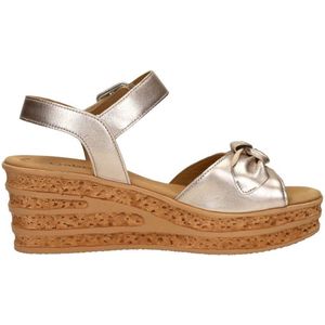 Gabor - 44.653 Sandalen - Zwart - Sleehak - Dames