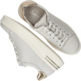 Gabor Low-Top sneakers voor dames, lage schoenen, lichte extra breedte (G), Offwhite Platino 62, 37.5 EU