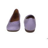 Gabor - Schoenen - Dames - Paars - Leren Loafer met Elastische Sluiting