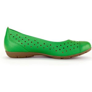 Gabor 44.169.29 - dames ballerina - groen - maat 38.5 (EU) 5.5 (UK)