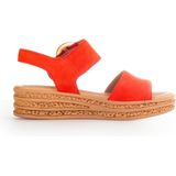 Gabor Sandalen oranje Suede - Dames
