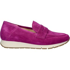 Gabor - Loafer - Suède - Zwart - Uitneembaar Voetbed