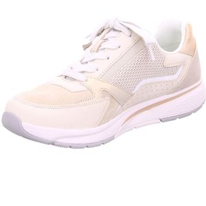 Gabor Low-Top sneakers voor dames, lage schoenen voor dames, Oasi Ivory Combi 33, 37.5 EU
