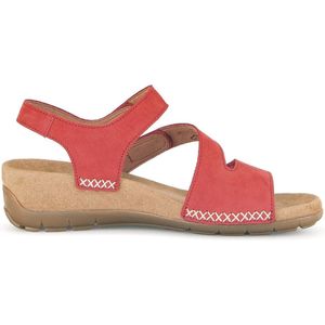 Gabor 43.734.15 - dames sandaal - rood - maat 42 (EU) 8 (UK)