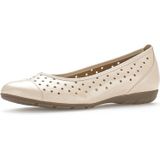 Gabor 24.169.22 - dames ballerina - beige - maat 40.5 (EU) 7 (UK)