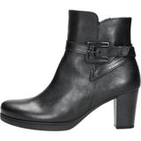 Gabor - 32.083 - Enkellaarsjes - Zwart - Leer - Ritssluiting