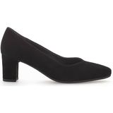 Gabor - Dames Pumps - Zwart - Suede - Rubber Zool
