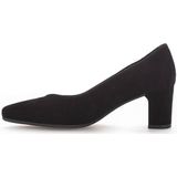 Gabor - Dames Pumps - Zwart - Suede - Rubber Zool