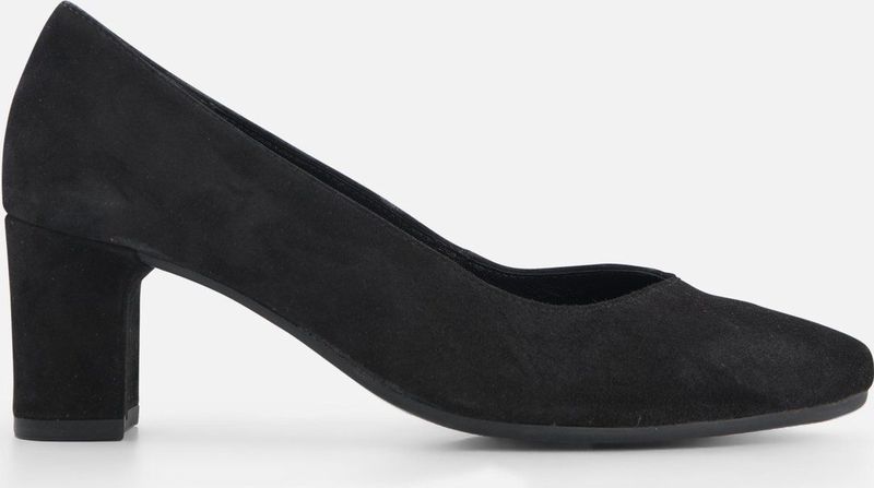 Gabor - Dames Pumps - Zwart - Suede - Rubber Zool