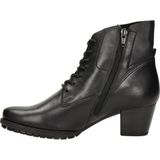 Gabor - Enkellaars - Zwart - Leer - Rubberen Loopzool