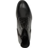 Gabor - Enkellaars - Zwart - Leer - Rubberen Loopzool