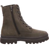 Gabor - Combat Laarzen - Groen (efeu) - Suede Leder - Verwisselbaar Voetbed