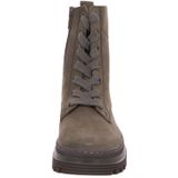 Gabor - Combat Laarzen - Groen (efeu) - Suede Leder - Verwisselbaar Voetbed