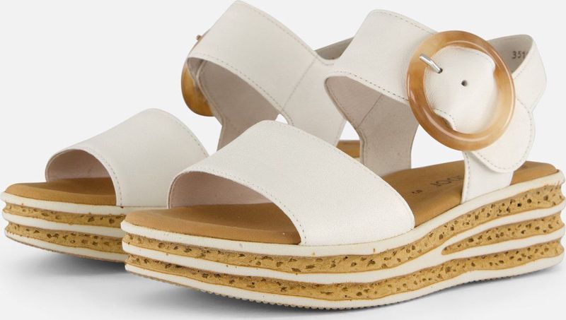 Gabor 550 2 Sandalen - Met Sleehak - Dames - Wit