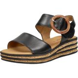 Gabor Sandalen zwart Leer - Dames