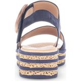 Gabor Sandalen blauw Nubuck - Dames - Maat 39