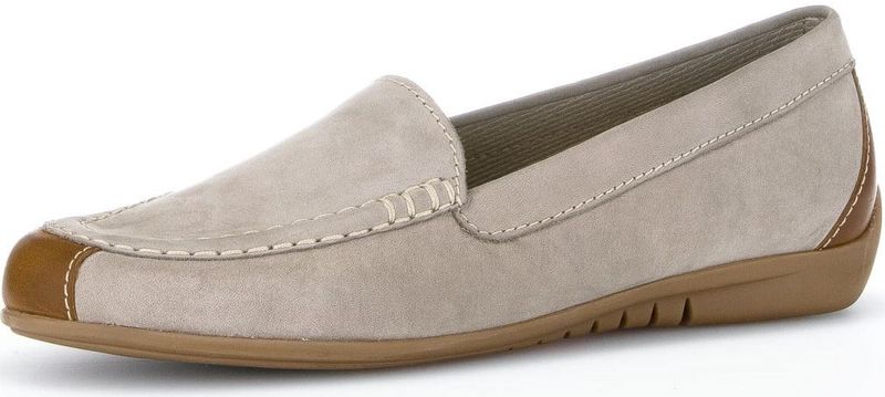 Gabor - 44.260.12 - Loafer - Grijs - Nubuck - Instapmodel