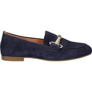 Gabor Instappers blauw Suede - Dames - Maat 38