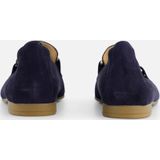 Gabor - Instappers - Blauw - Suede - Leer - Rubber Zool