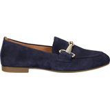 Gabor - Instappers - Blauw - Suede - Leer - Rubber Zool