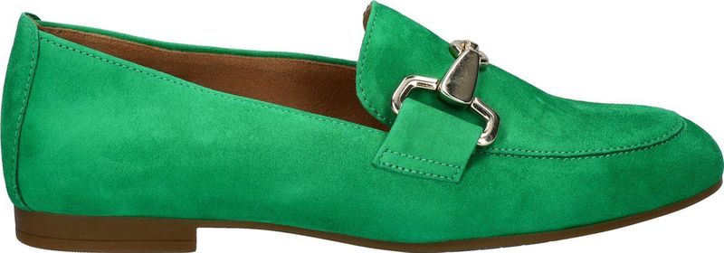 Gabor Instappers groen Suede - Dames - Maat 39