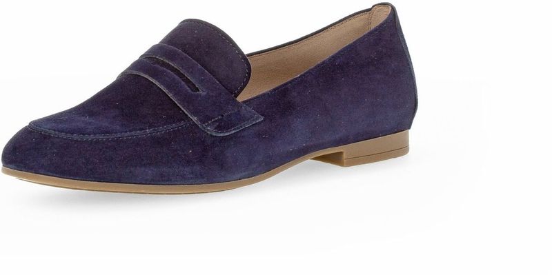 Gabor - 45.213 - Loafers - Blauw - Suède - Leer