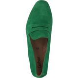 Gabor - Mocassins - Groen - Suède - Extra Breedte in Voorvoet