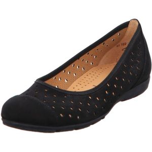 Gabor 44.169.17 - dames ballerina - zwart - maat 40 (EU) 6.5 (UK)