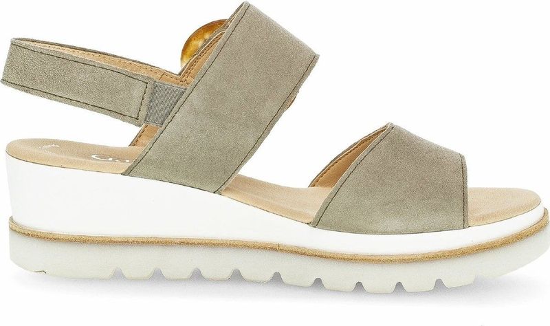 Gabor - Sandalen - Beige - Suède