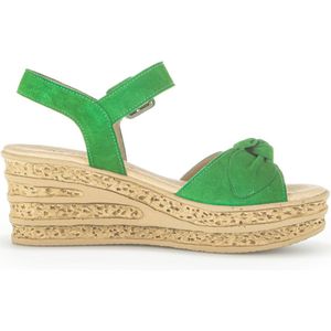 Gabor Gabor Damen Plateau Keilsandalette grün Sandale
