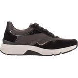 Gabor Rollingsoft Sneakers zwart Suede - Dames