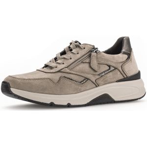 Gabor Rollingsoft Veterschoenen Laag - taupe - Maat 7.5