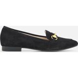 Gabor Instappers zwart Suede - Dames - Maat 38.5
