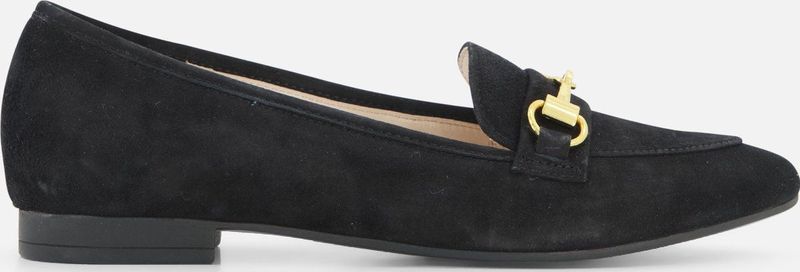 Gabor Instappers zwart Suede - Dames - Maat 38.5