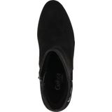 Gabor - Comfort Enkellaarsjes - Zwart - Suède - Dempende Zolen