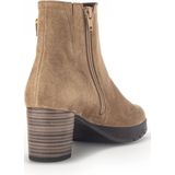 Gabor - Elegante Enkellaarsjes - Beige - Suède - Schokabsorberende Zool