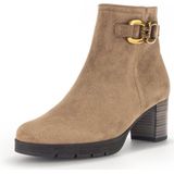 Gabor - Elegante Enkellaarsjes - Beige - Suède - Schokabsorberende Zool