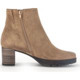 Gabor - Elegante Enkellaarsjes - Beige - Suède - Schokabsorberende Zool