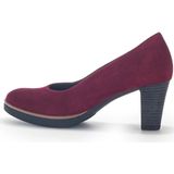 Gabor - 32.110.38 - Dames Pump - Rood - Suède - Hakhoogte 7 cm