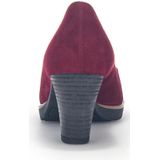 Gabor - 32.110.38 - Dames Pump - Rood - Suède - Hakhoogte 7 cm