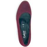 Gabor - 32.110.38 - Dames Pump - Rood - Suède - Hakhoogte 7 cm